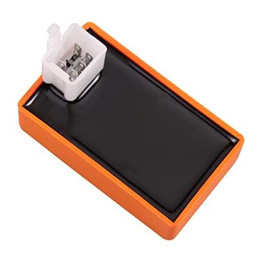 Imagem de GOOFIT Plugue macho AC 5 pinos laranja modificado CDI para 50cc 70cc 90cc 110cc 125cc carrinho de motor horizontal ATV Dirt Bike Dune Buggy