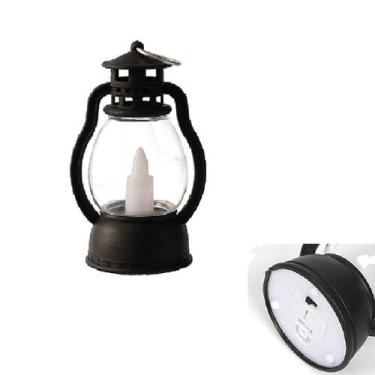 Imagem de 2 Velas Decorativa Lâmpada LED Luminária Lampião Vintage - Inter