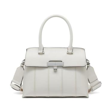 Imagem de Calvin Klein Mini bolsa transversal com alça superior Becky, Querubim branco, One Size
