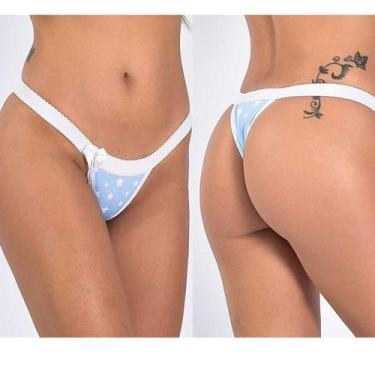 Imagem de Calcinha Fio Dental kit c/20 Lingerie feminina atacado Tanga cavada em