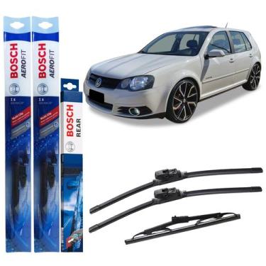Imagem de Kit Palhetas Bosch Dianteira Traseira Para Golf 2008 A 2013