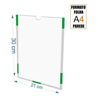 Imagem de Display A4 Acrílico Parede vertical com 10 unidades - iacrilicos