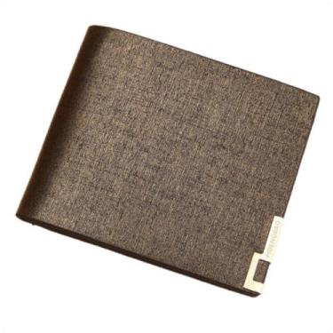 Imagem de Carteira Masculina Slim Couro Pu Premium Executiva De Bolso Fina Para 