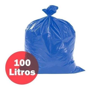 Imagem de Saco De Lixo Para Coleta Seletiva 100 Litros - 100 Unidades - HIGIPACK
