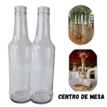 Imagem de Garrafa de Vidro para Centro de Mesa Casamento Festas 15 un - Vidro No