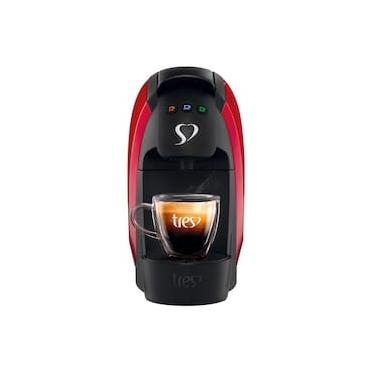 Imagem de Cafeteira Espresso TRES 3 Corações Luna Automática Vermelha - 600ml
