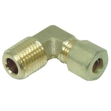 Imagem de Kit 5 Cotovelos Emenda Tubo Nylon Mbb Macho 5/16 Npt X 1/4 Npt - LNG