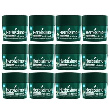 Imagem de Kit 12 Desodorante Creme Tradicional Herbíssimo 55G - Dana - Dana Cosm