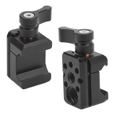 Imagem de Braçadeira NATO, Braçadeira de Liberação Rápida Com Rosca M2.5 de 1/4 3/8 para Câmera DSLR Placa de Suporte para Monitor Montagem Em Sapata Fria