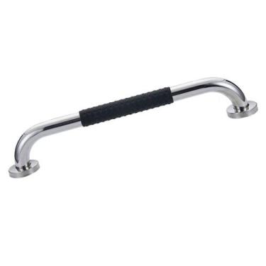 Imagem de Barra de Apoio Inox 40cm Suporte Antiderrapante Idoso Gestante Criança