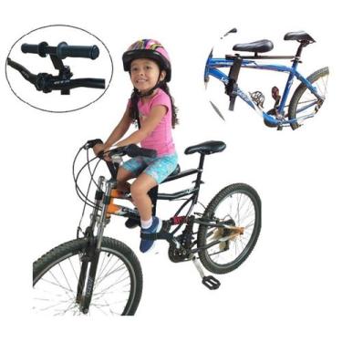 Imagem de Cadeirinha Infantil Bicicleta Bike Dianteira Assento Frontal 35KG C/gu