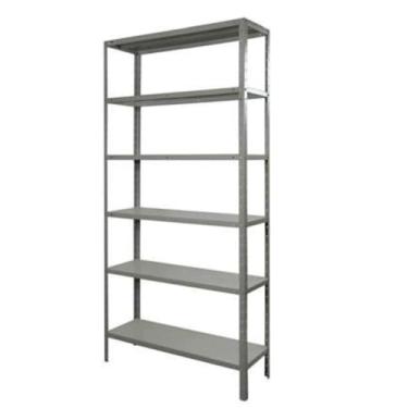 Imagem de Estante Armário Prateleira de Aço Industrial Multiuso 90x190 Com 6 Divisoria 150kg