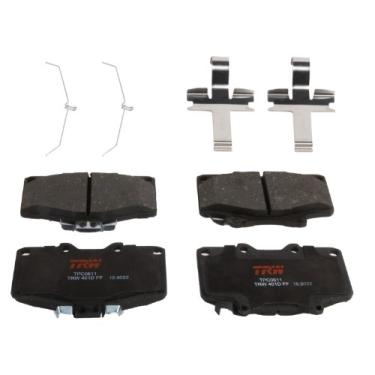Imagem de TRW Automotive Conjunto de pastilhas de freio a disco TPC0611 para Toyota 4Runner: 1992-2000 e outras aplicações frontais, preto