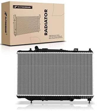 Imagem de A-Premium Conjunto de radiador de arrefecimento do motor compatível com Ford Fiesta(ST) 2014 2015 2016 2017 2018, L4 1,6L, apenas turbo, transmissão manual