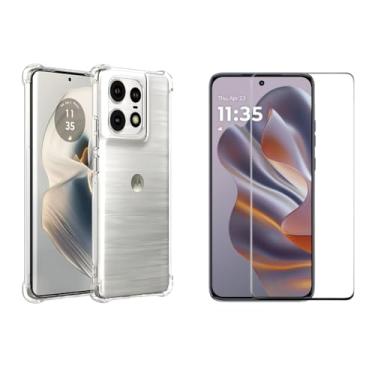 Imagem de Blance, Kit Capa Anti + Película de Vidro 3D Para Moto Edge 50 Neo