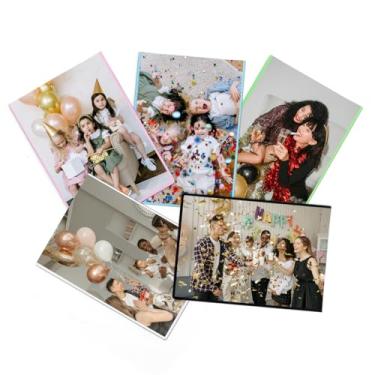 Imagem de Orga'Neat Molduras magnéticas para geladeira, 10 x 6, cores sortidas, suporte magnético para fotos (pacote com 10)