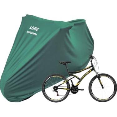 Imagem de Capa Tecido Para Bicicleta Caloi Andes 26 Urbana Aro 26 (Verde)