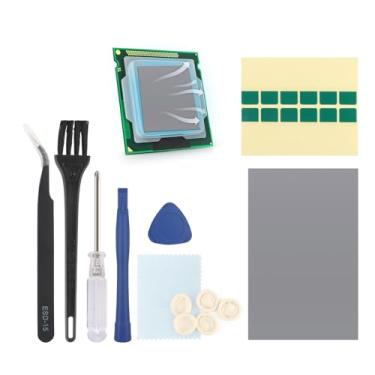 Imagem de Almofada térmica PTM7950 de 50 x 31 mm para PS5 Steam Deck CPU GPU SSD almofada térmica mudança de fase dissipador de calor computador laptop CPU GPU SSD resistente ao calor dissipador de calor