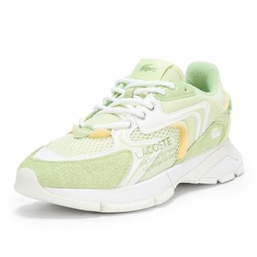 Imagem de Lacoste Tênis feminino L003 Neo, Lt Grn/Wht, 40