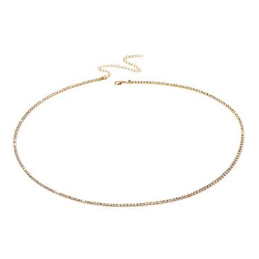 Imagem de Correntes de cintura para mulheres sexy, banhado a ouro 18 k, clipe de papel, espinha de peixe, borboleta, strass, corrente de barriga para mulheres, joias de praia, biquíni, corrente corporal, Metal,