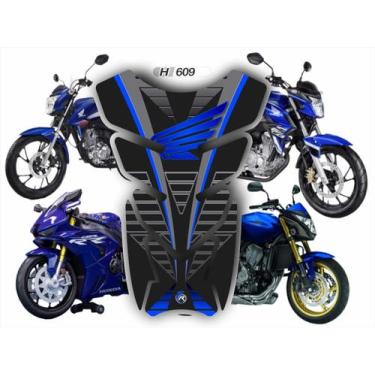 Imagem de Adesivo Protetor Tanque Moto Honda Neutro H609 - Resitank