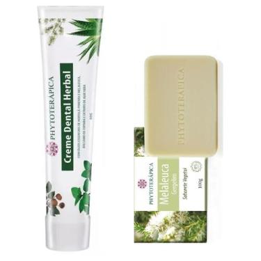 Imagem de Creme Dental Herbal + Sabonete Melaleuca - Phytoterapica - phytoterÁpi