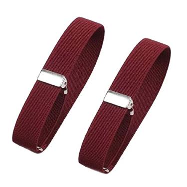 Imagem de Cyprinus Carpio Braçadeira elástica ajustável com suporte de manga liga, (3/10.2 cm L x 12 1/5.1 cm (l) Vinho), 1 INCH