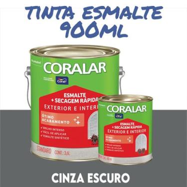 Imagem de Tinta Esmalte Sintético Coral Madeira e Metal 3,6 l e 900ml Coralar Ex