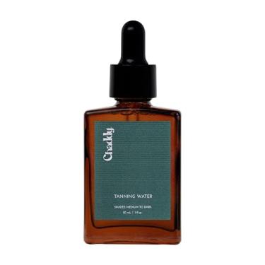 Imagem de Chaddy Tanning Water - Autobronzeador Natural Para O Rosto, Secagem Rápida, Longa Duração, Hidratante, Vegano, Sem Crueldade E Seguro Para Pele Sensível - (Tons De Médio A Escuro, 30 Ml)
