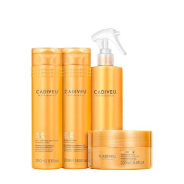 Imagem de Kit Cadiveu Nutri Glow Shampoo Condicionador Leave-in e Máscara (4 produtos)