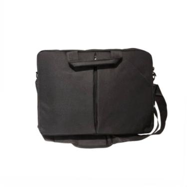 Imagem de Bolsa Transversal Notebook Pasta Mala Resistente Lisa Preto