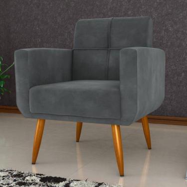 Imagem de Poltrona Veludo 69cm Havanna Matrix