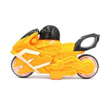 Imagem de Moto Beyblade com Lançador e LED - Brinquedo 2 em 1 Divertido e Intera