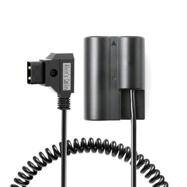 Imagem de Alvin's Cables Cabo enrolado de bateria falsa Dtap para NP-W235 para câmera Fujifilm XH2S GFX100 II GFX100S GFX50S II X-H2 X-T5 X-T4 X-S20