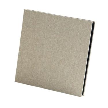 Imagem de Esquirla Álbum de fotos livro de memória book de grande capacidade para adultos álbum de scrapbook para festas para a formatura, Linho Marrom