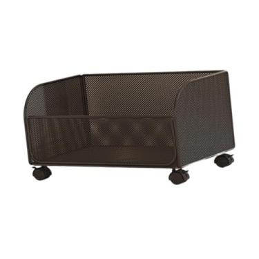 Imagem de MYCENSE Organizador de armazenamento de carrinho rolante Organizador de brinquedos de rack em mesa Organizador móvel Bookshelf for Bedroom Home Office, Camada única Grande