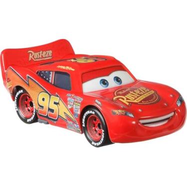 Imagem de Mattel - Disney Pixar Cars Lightning Mcqueen Dinoco 400 carro, multicolorido (FLM26)