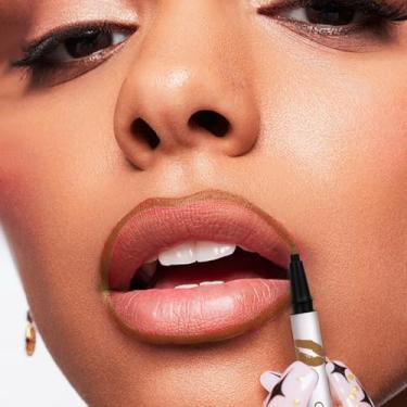 Imagem de COOL STORY Lápis delineador labial fosco – impermeável, não desbota, efeito carnudo de longa duração para maquiagem de lábios mais cheios, textura macia e suave, batom fácil de deslizar 05#