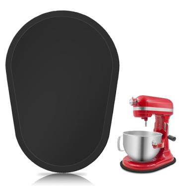 Imagem de Misturador deslizante de bambu para Kitchen Aid 5-8 Qt Bowl Lift Stand Mixer, tapete deslizante de utensílios de cozinha, acessórios de armazenamento de bancada, acessórios de misturador, bandeja