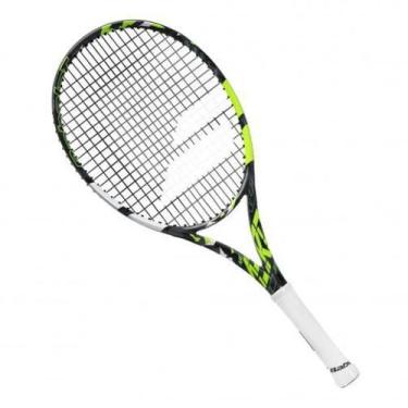 Imagem de Raquete Tênis Babolat Pure Aero Junior 26 250G Cinza Amarelo