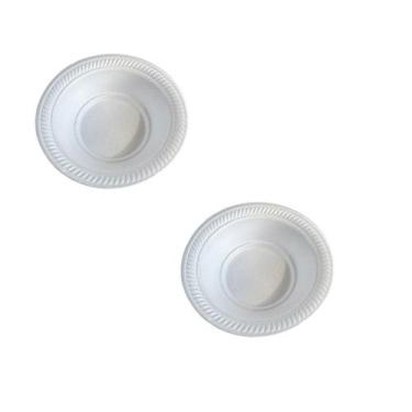 Imagem de 100 Und cumbuca isopor caldo térmica Descartável Funda 200ml - Genéric