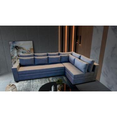 Imagem de Sofá de Canto SFC_MA 08 que se Transforma em Sofá Cama de Casal Resist