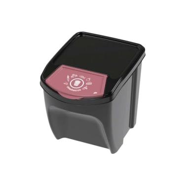 Imagem de Plasútil Lixeira Seletiva de Plástico Empilhável Orgânico 20 Litros