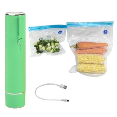 Imagem de SNUGTOPIA Seladora a vácuo automática compacta portátil portátil seladora a vácuo, funciona com sacos de vedação a vácuo sous vide válvulas