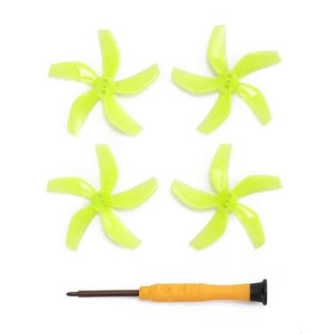 Imagem de SZZCNOX 4Pcs Colorful Propellers for DJI Neo Drone, 5-Blade Propeller Paddles Compatible with DJI NEO, Quick Release Noise Reduction Propeller Wing Blades Drone Accessories (Green)