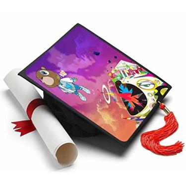 Imagem de Capa de álbum de formatura, enfeites de boné de graduação ou acessórios de boné e vestido