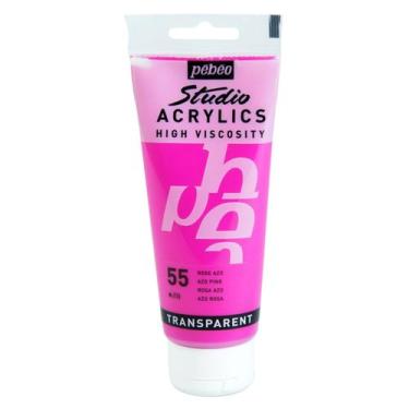 Imagem de Tinta Acrílica Pébéo 100ml 55 Azo Pink