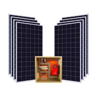 Imagem de Kit Solar P/ Bomba (ca) De 1.75 Cv Trifásica 220v – Com Inversor Giulli Solar Drive