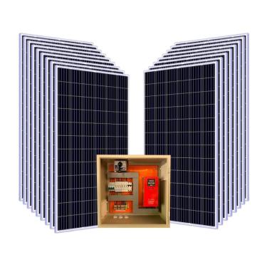 Imagem de Kit Solar P/ Bomba (ca) De 4 Cv Trifásica 380v – Com Inversor Giulli Solar Drive