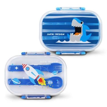 Imagem de Kit Potes P/ Lanches De 2 Andares Infantil 400ml - Jacki Design Modelo 4